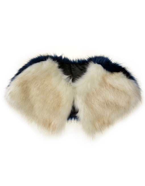 Luxury Two Tone Fur Cape