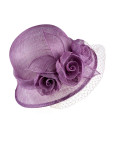 Floral Veil Wedding Hat