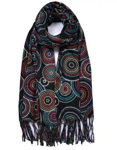 Wheat Pattern Print Scarf - Luxe Wholesale